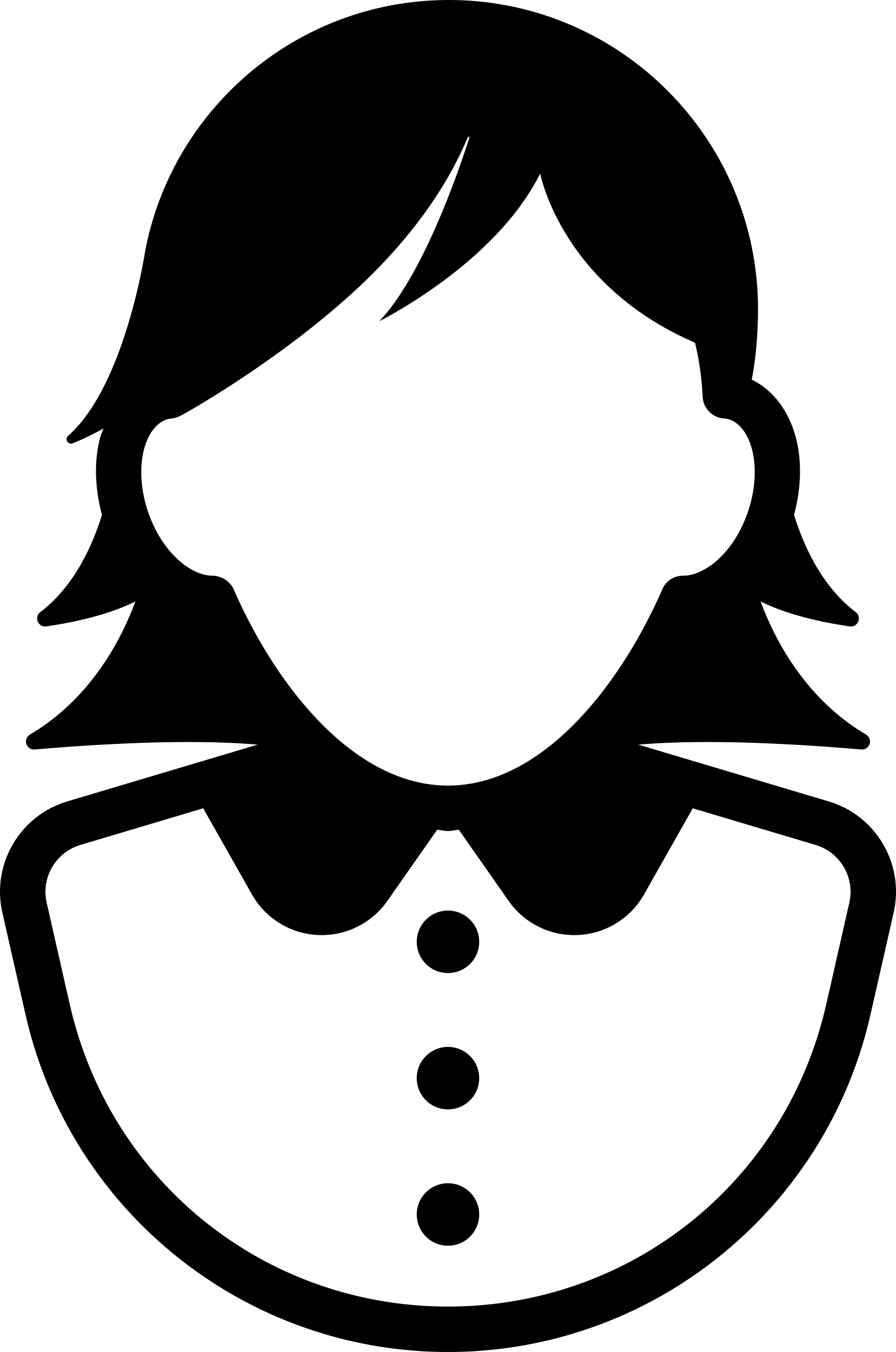 Girl With Short Hair And Dress Vinyl Svg File Free Vectors